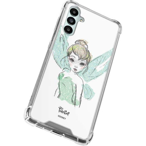 Disney Tinker Bell Watercolor Fairy Art Galaxy A15 5G Clear Case
